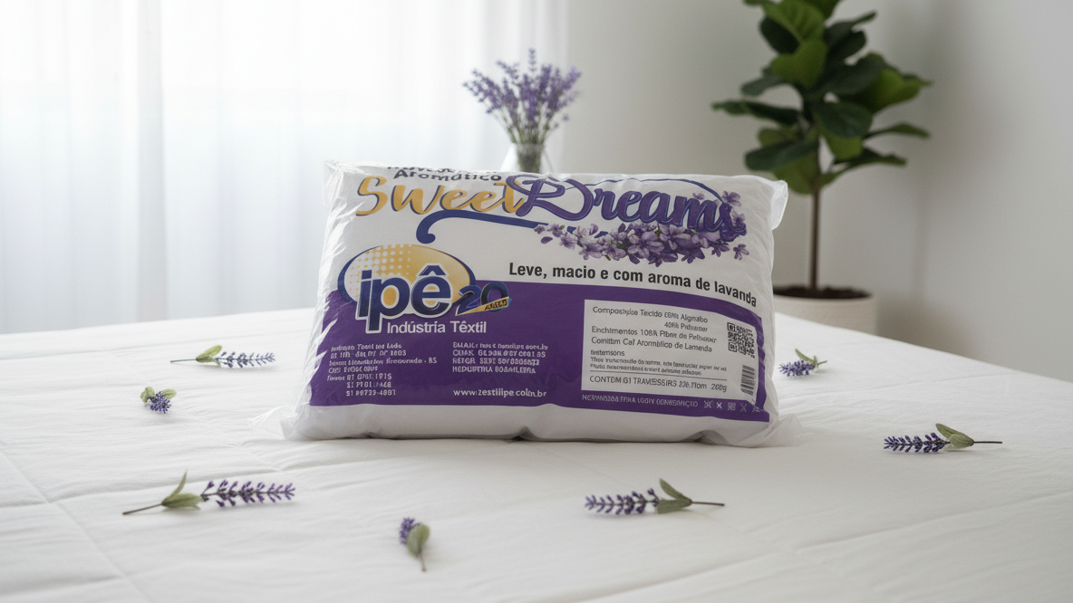 Travesseiro aromático: relaxamento e sono tranquilo